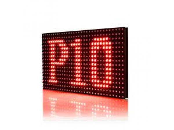 P10 Outdoor SMD Single Red Color Led Panel Display Module 32x16cm 320x160mm