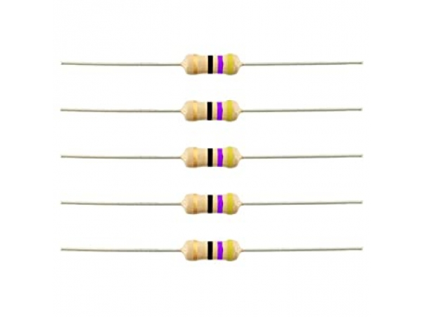 47 Ohm Resistor Quarter Watt