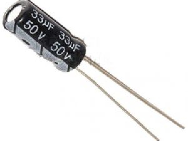 33UF 50V Electrolytic Capacitor