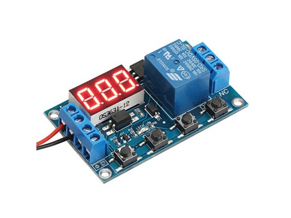 WS16 6-30V AUTOMATION CYCLE DELAY TIMER CONTROL SUPPORT MICRO USB 5V LED DISPLAY