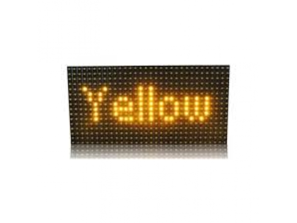 P10 Outdoor SMD Single Yellow Color Led Panel Display Module 32x16cm 320x160mm