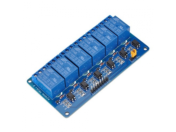 6 Channel DC 5V Relay Module for Arduino