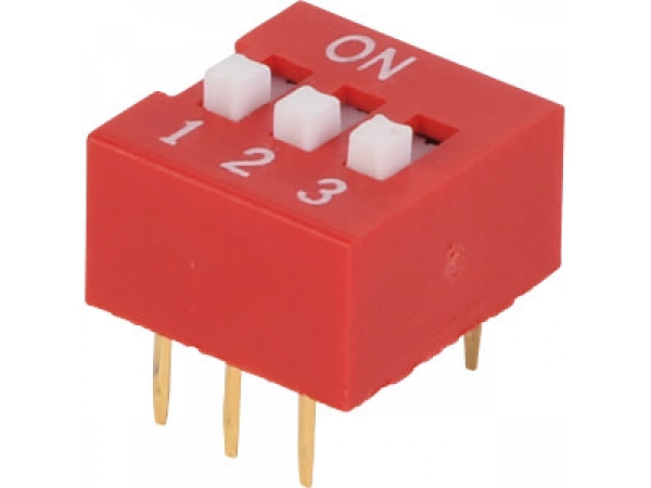 3 PIN DIP SWITCH