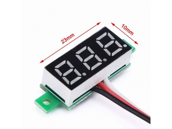 DC VOLT METER 0.36 INCH RED LED DISPLAY 0 TO 30V IN PAKISTAN
