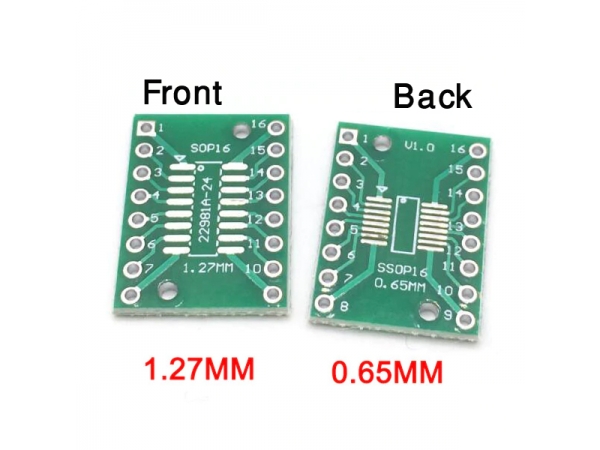 16 Pin SMD to DIP Adapter PCB IN PAKISTAN