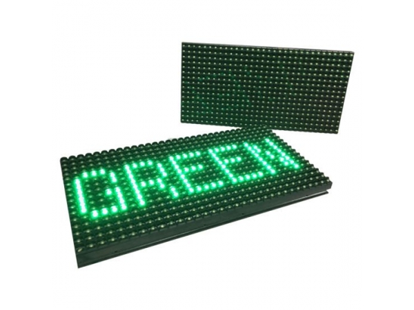 P10 Outdoor SMD Single Green Color Led Panel Display Module 32x16cm 320x160mm