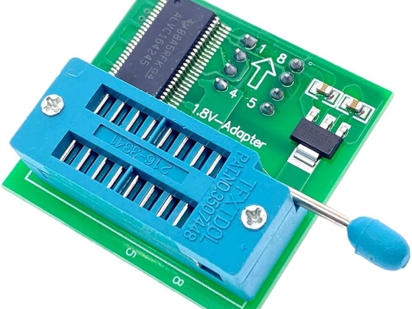 xcluma 1.8V Adapter For SPI Flash SOP8 DIP8 W25 MX25 for TL866CS TL866A EZP2010 EZP2013 EZP2019 CH341A