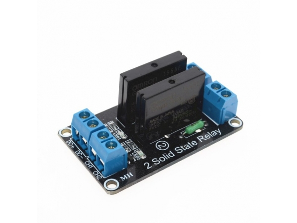 2 Channel Solid State Relay Module For Arduino