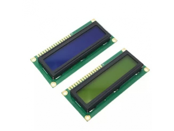 16X2 LCD GREEN AND BLUE CHINA 