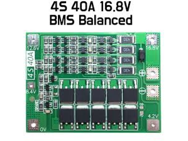 4s Bms 4s 40a Bms Li-ion Battery Protection Board Balanced Version In Pakistan 40 A BMS: