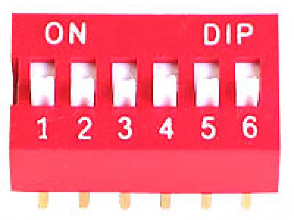 6 Position 6P DIP-Switch