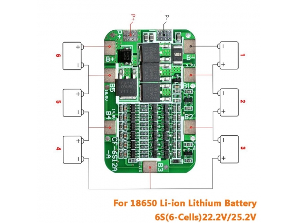 BMS 6S 12A  Protection Board 18650 Li-ion Lithium Battery