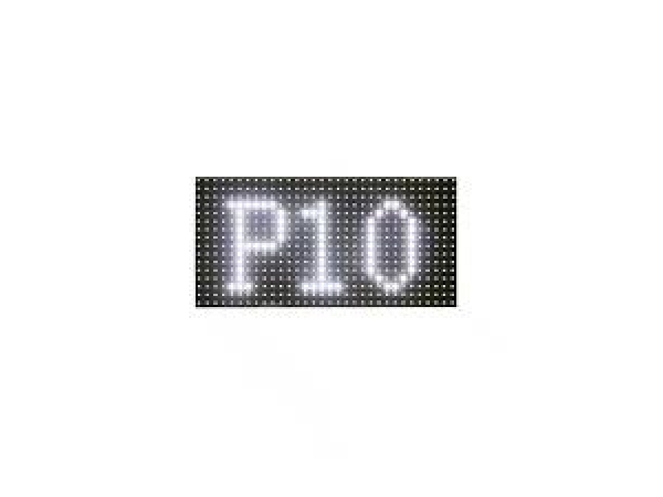 P10 Outdoor SMD Single White Color Led Panel Display Module 32x16cm 320x160mm